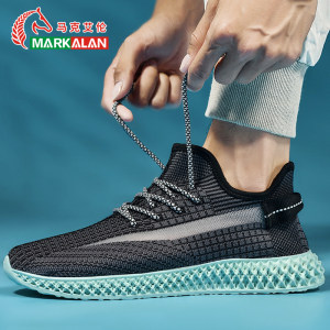 马克艾伦 情侣款飞织椰子鞋