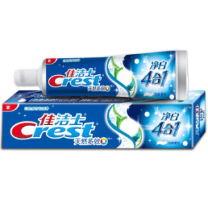 京东PLUS会员： Crest 佳洁士 天然多效 净白四合一牙膏 劲爽薄荷 180g *13件