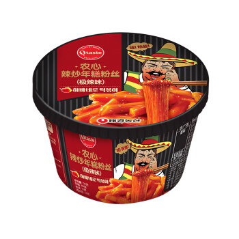 京东PLUS会员：NONGSHIM 农心 辣炒年糕粉丝 极辣味 132g *16件