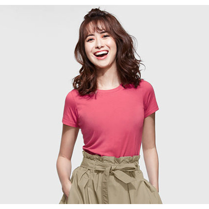 限尺码S：lativ 诚衣 35218 女士罗纹短袖T恤 S码