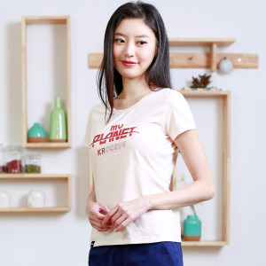 清仓 地球科学家 羊毛/棉氨/速干/莫代尔/咖啡碳面料 女休闲T恤