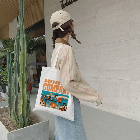 千吻 单肩大容量帆布包 多款可选