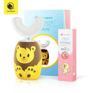 DULLBEAR 儿童 紫光消毒 U型声波震动牙刷