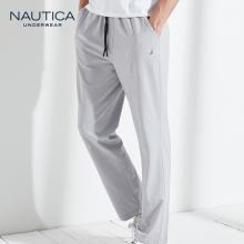 白菜！Nautica Underwear 诺帝卡 棉氨竹节抽绳男士长裤