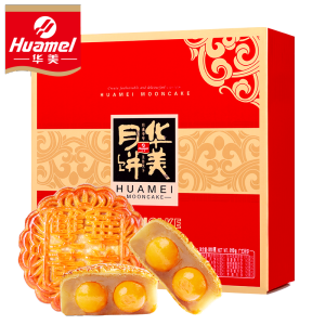 华美 金秋颂福 月饼礼盒 810g 12饼12味