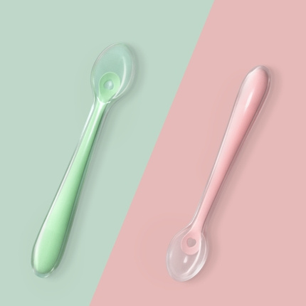 Beinland 儿童硅胶勺子 2支 送收纳盒