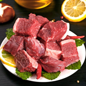 星渔 谷饲精修牛腩块 500克*4袋 拍4份99元包邮