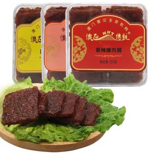 澳门特产 澳氹传统 猪肉脯 250g*3盒