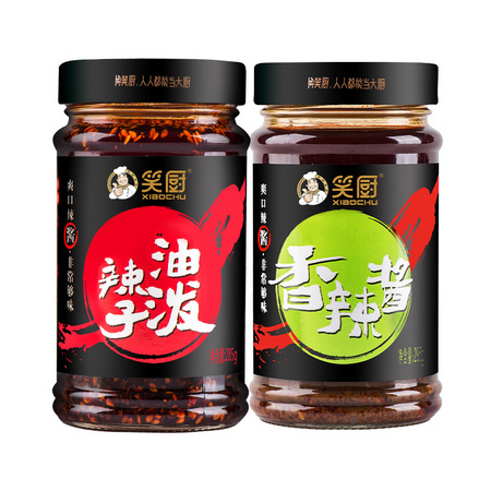 笑厨 油泼辣子 210g*4瓶装