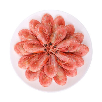 京东PLUS会员：鲜佰客 熟冻北极甜虾腹籽 净虾400g 约40只 *6件