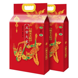 地理标志认证 柴火大院 东北五常大米 10斤*2件 93.5元美食美器价