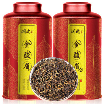 京东PLUS会员：润虎 武夷红茶金骏眉 500g *2件