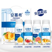 伊利 安慕希希腊风味酸奶 原味/黄桃燕麦12盒