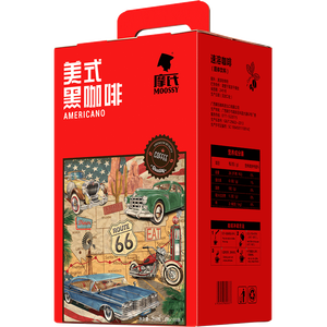 摩氏 0脂无糖低卡 特浓速溶 美式黑咖啡 100条装