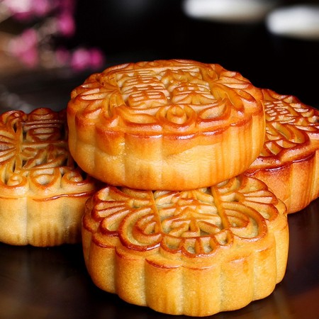 仙美村 广式月饼 4饼4味 400g礼盒装