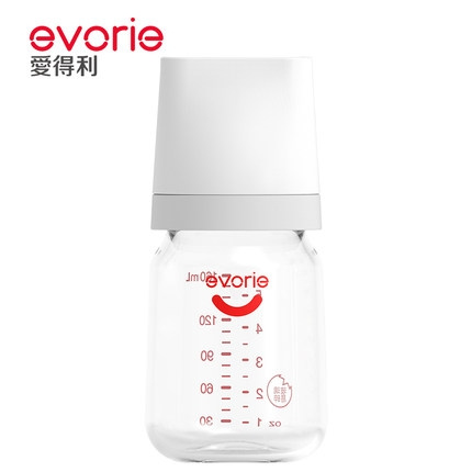 IVORY 爱得利 婴儿玻璃奶瓶 240ml