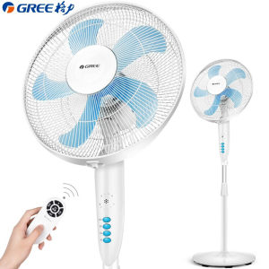 格力 5片航空叶 可遥控 超静音电风扇 1级能效