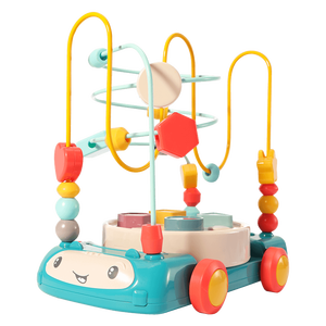 蓝宙 儿童绕珠串珠益智力玩具 益智早教