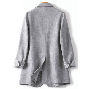 雅鹿 2020年新款 女士宽松格子英伦风休闲小西装 139元风尚价