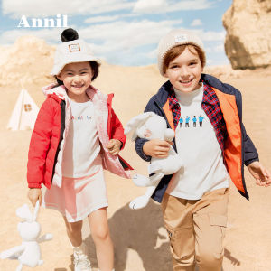 反季好价 安奈儿 中大童轻薄保暖羽绒服