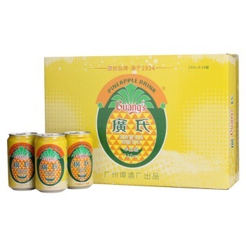 Guang’s 广氏 菠萝麦芽味碳酸饮料 330ml*24罐