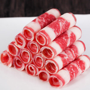 花淘 澳洲安格斯双层原切肥牛卷 250g*4包