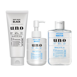 资生堂 UNO 吾诺 活性炭吸油 男士护肤品3件套装 119元甜蜜价