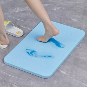 硅藻泥脚垫 防滑吸水速干 30*40cm