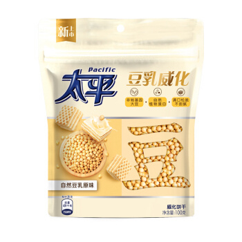 太平 豆乳威化 自然豆乳原味 100g