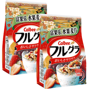 日本销量第一 卡乐比 水果麦片 700g*2袋 多口味可选