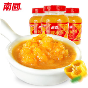 南国 黄灯笼辣椒酱 135g*3瓶 酸汤肥牛必备