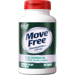 临期神价 美国进口 Schiff Move Free 高钙氨糖软骨素+钙片+维D 240粒 69元包邮