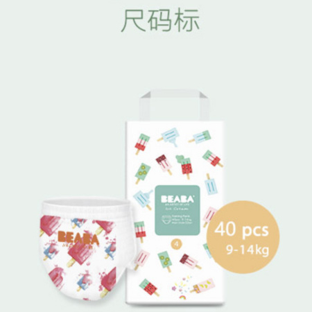 Beaba 碧芭宝贝 冰淇淋系列 训练裤成长裤 L 40片