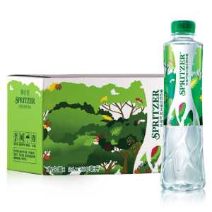 马来西亚国会用水 spritzer 高端弱碱性 矿泉水 400ml*24瓶