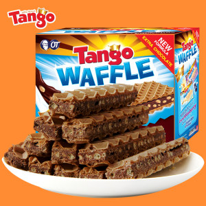 第二件0元 印尼威化饼干 tango 咔咔脆米威化饼160g*2盒