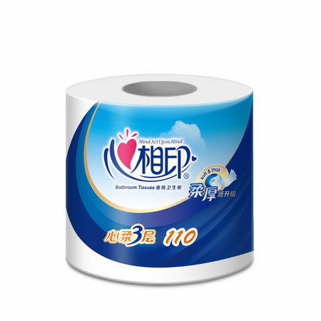 88VIP：心相印 卷筒纸 3层110g*30卷 *4件