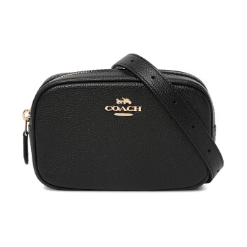 京东PLUS会员、历史低价：COACH 蔻驰 39938 GDBLK 女士小号腰包相机包