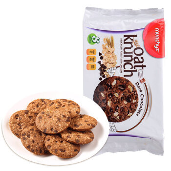 ​munchy's 马奇新新 黑巧克力燕麦饼干 208g +凑单品