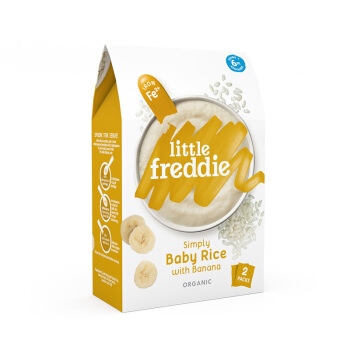 有券的上：LittleFreddie 小皮 高铁香蕉大米粉米糊 160g +凑单品