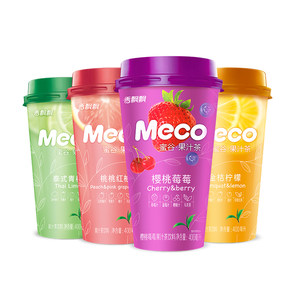 香飘飘 meco蜜谷果汁茶 400ml*8杯