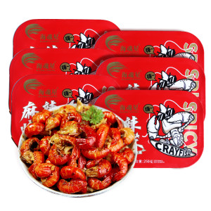 味库 麻辣小龙虾虾尾 250g*6盒