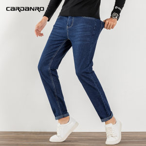 卡丹路 男士春秋新款 修身直筒牛仔裤