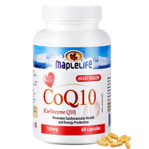 临期特价 加拿大原装进口 美柏莱 辅酶q10胶囊 心脏保健 60粒