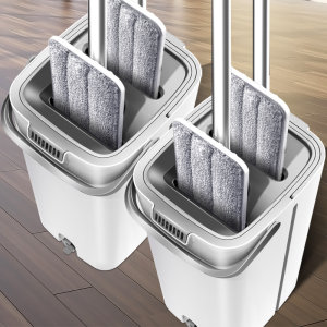 免手双桶平板洗拖把