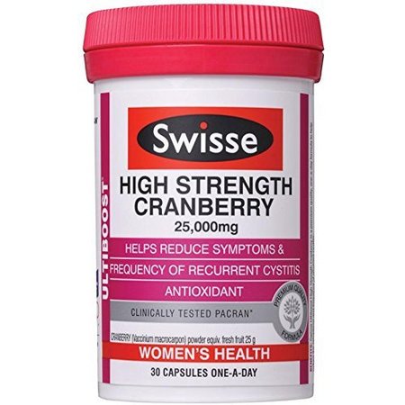 88VIP：Swisse 瑞思 蔓越莓胶囊 25000mg 30粒
