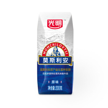 88VIP、有券的上：光明 莫斯利安酸奶牛奶 200g*12盒 *4件