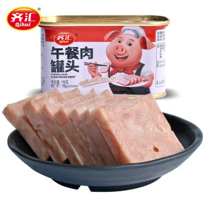 齐汇 午餐肉罐头 198g*2件