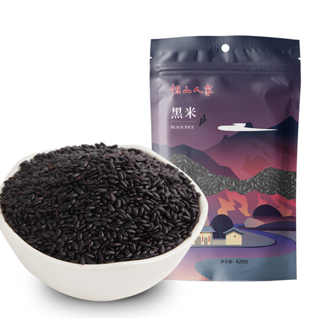 恒山人家 黑米 420g *3件