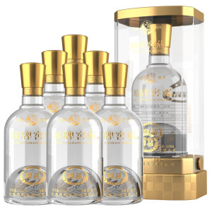 西凤 52度浓香型 凤牌窖藏尊品 500ml*6瓶 亚克力礼盒装
