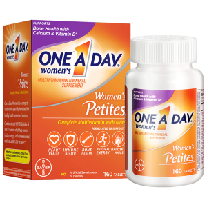 拜耳 ONE A DAY 女士 复合维生素 160粒/瓶 +进口饼干